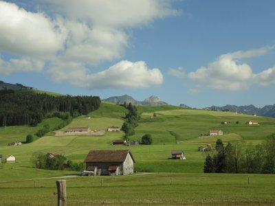 Apenzellerland blick zum SÃ¤ntis jigsaw puzzle