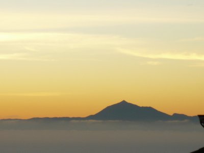 El Teide visto desde La Palma