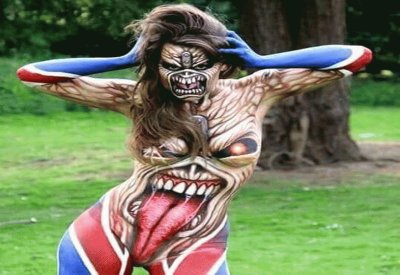 פאזל של Body Paint - Iron Maiden