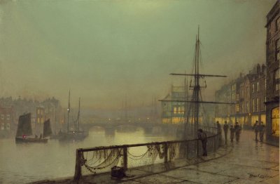 John Atkinson Grimshaw -Nightfall on the Thames jigsaw puzzle