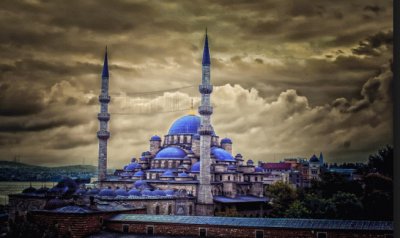 Blue Mosque at Night