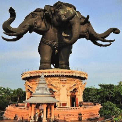 3 Headed Elephant of Erawan jigsaw puzzle