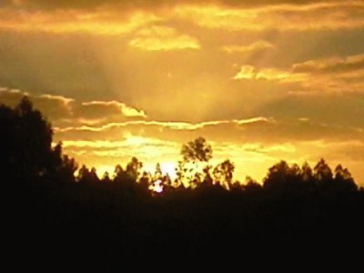 Ocaso en Marindia-Uruguay