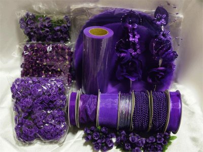 Vibrant Ribbons and Roses for Craft Projects
