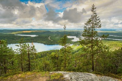 Konttainen Hill, Ruka - Finlandia jigsaw puzzle