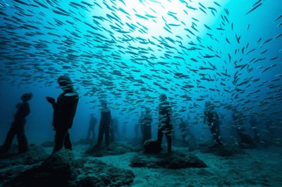 Esculturas bajo el Agua 4 por Jason Decaires Taylo