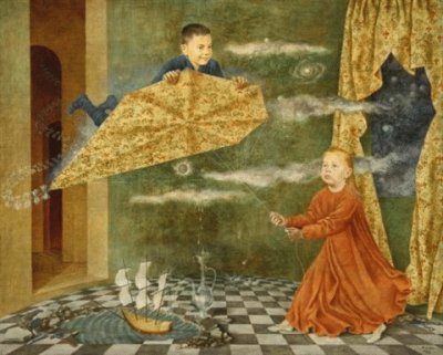 פאזל של Remedios Varo, Retrato de los NiÃ±os Andrea y Loren