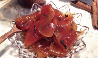 Dulce de lechosa (papaya). Venezuela