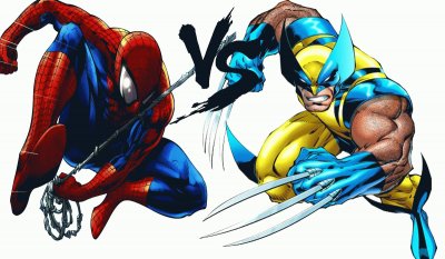 פאזל של Wolverine Vs Spiderman