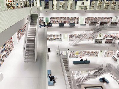 פאזל של Stuttgart City Library in Stuttgart, Germany