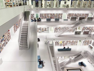 Stuttgart City Library in Stuttgart, Germany jigsaw puzzle