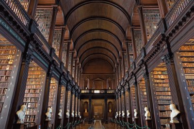 Trinity College Library in Dublin, Ireland