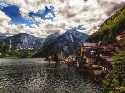 פאזל של Hallstatt-Austria