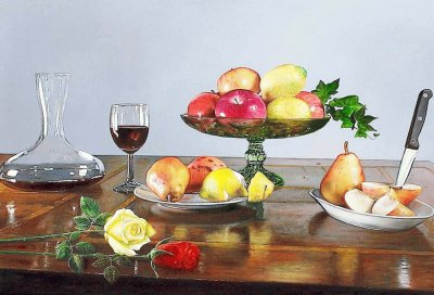bodegon hiperrealista