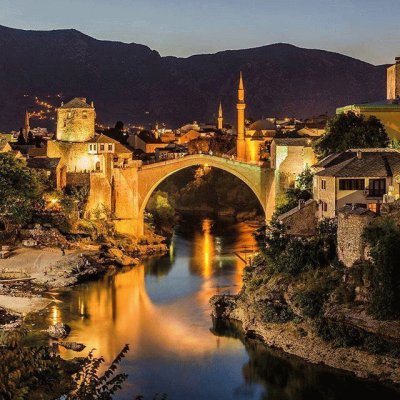 פאזל של Mostar-Bosnia