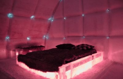 Ice Hotel Quebec Room