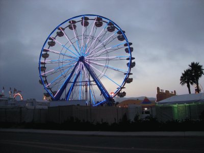 Fair at dusk