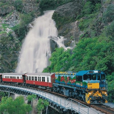 Tren de Cairns a Kuranda, 1981, Australia jigsaw puzzle