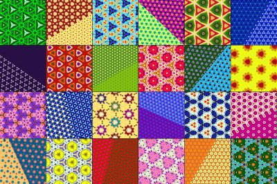 פאזל של #41  Diagonal Quilt