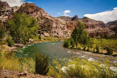 RÃ­o Atuel. Mendoza. Argentina