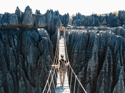 Bosque Tsingy (de los cuchillos), Madagascar