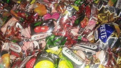 פאזל של candies