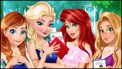 Anna Elsa Ariel Rapunzel jigsaw puzzle