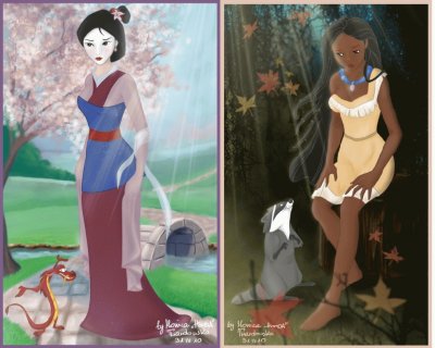 Mulan Pocahontas jigsaw puzzle