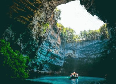 Melissani Cave