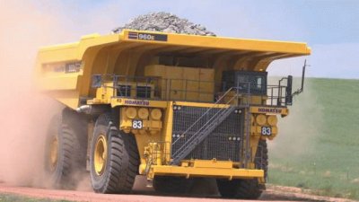 פאזל של CamiÃ³n Komatsu 960E, cap. 327 Ton, JapÃ³n