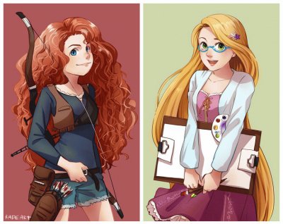 פאזל של Merida Rapunzel