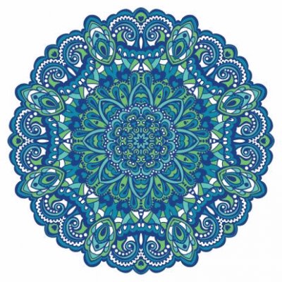 Mandala Azul