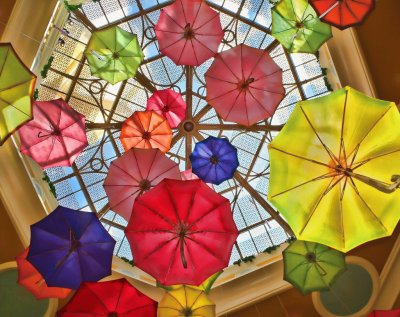 Umbrellas jigsaw puzzle