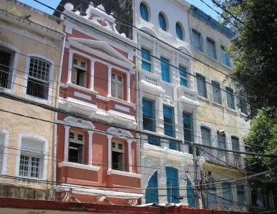 Brazil Houses in a row