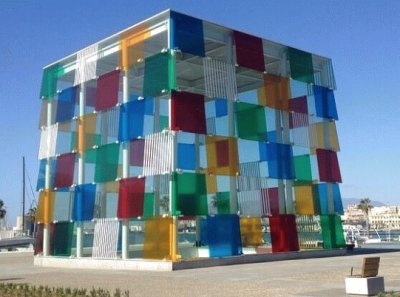 Centre Pompidou Malaga Spain jigsaw puzzle