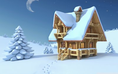 Chalet de madera jigsaw puzzle