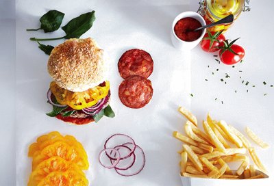 Burger jigsaw puzzle