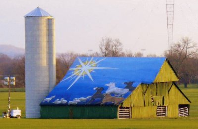 פאזל של Yellow Dairy Barn