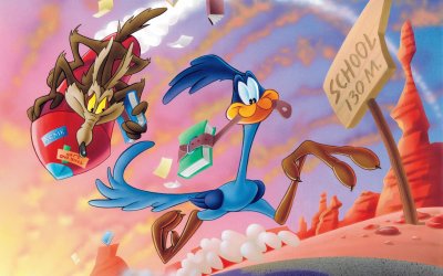 CORRECAMINOS Y COYOTE A LA ESCUELA