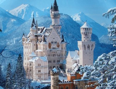 פאזל של Castillo de Neuschwanstein Alemania
