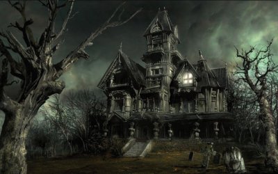 haunted house jigsaw puzzle