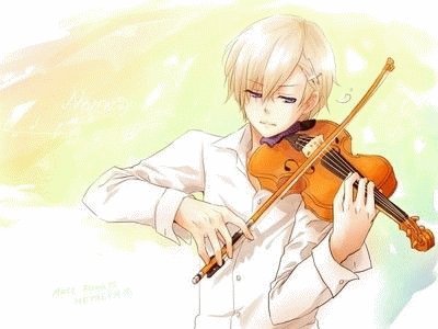 violin anime chico