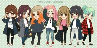 BTS - Girl jigsaw puzzle