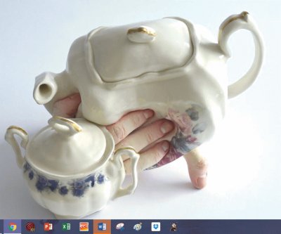 Serves Itself Tea Set jigsaw puzzle