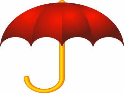 Paraguas- Rojo