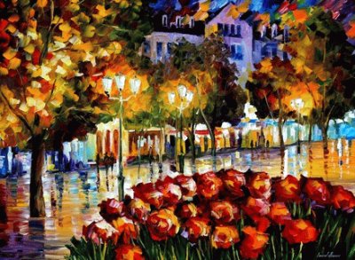 Flores en Luxemburgo, de Leonid AfrÃ©mov