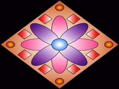 פאזל של Flor- Mosaico.