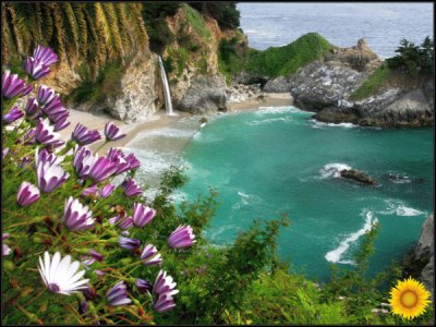 paisaje con flores jigsaw puzzle