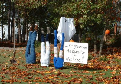 Grounded Kids for Halloween-Funny!