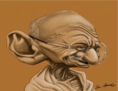 פאזל של MAHATMA CARICATURA